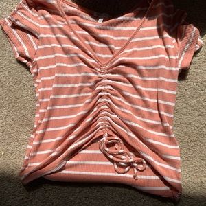 charlotte russe large cropped tee